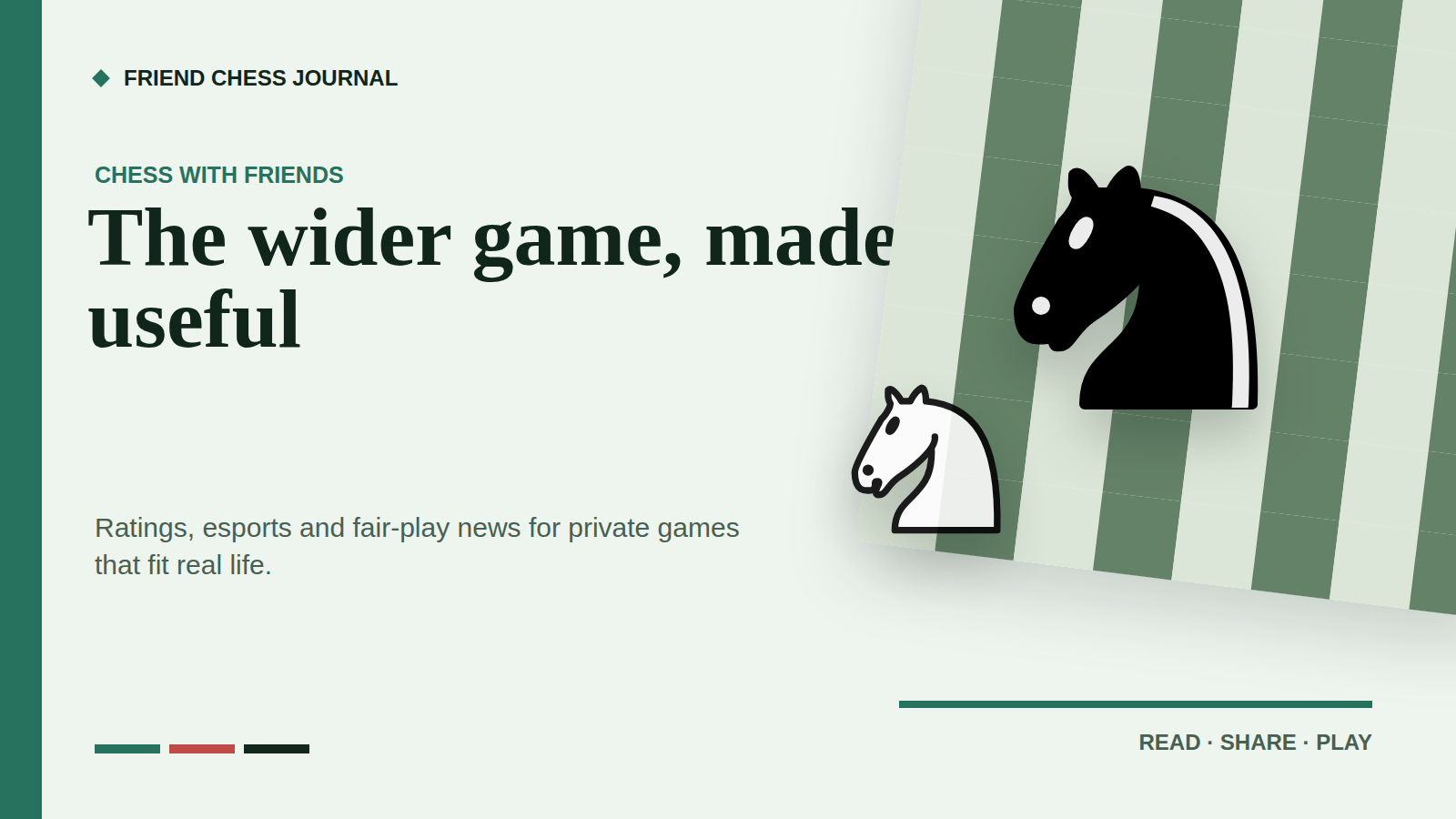 Two editorial knights representing private chess games between friends